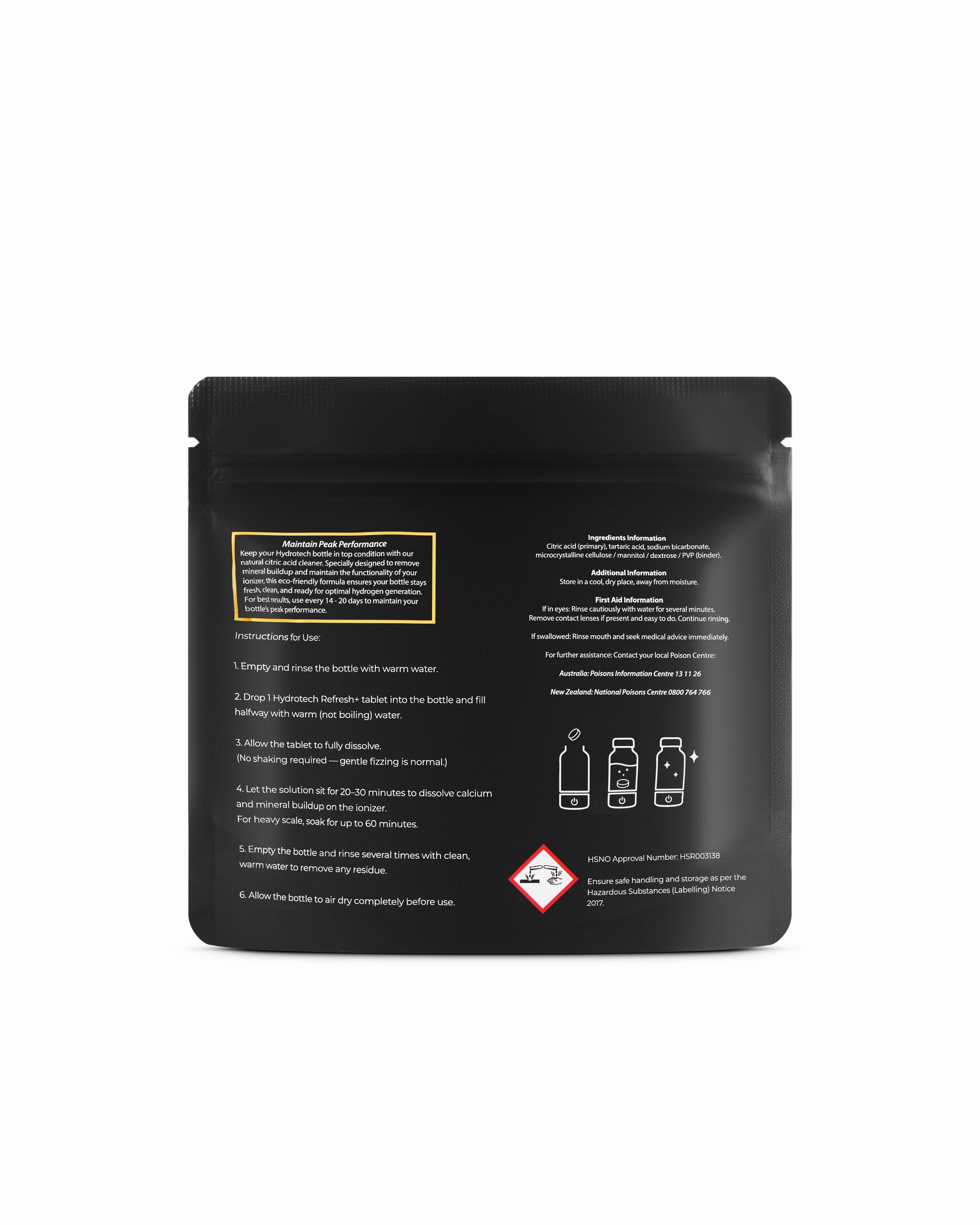 Hydrotech Refresh+ Cleaning Tablets